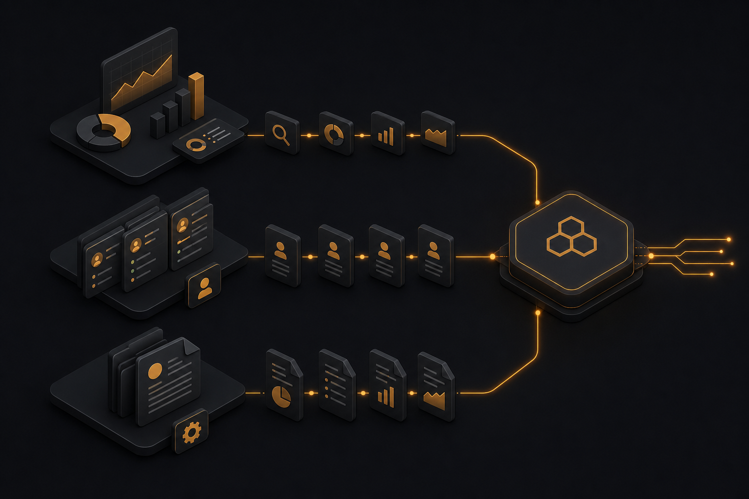 KI-Automatisierung Anwendungsfälle Agentur: SEO-Audit, Sales-Pipeline und Reporting als parallele KI-Workflows