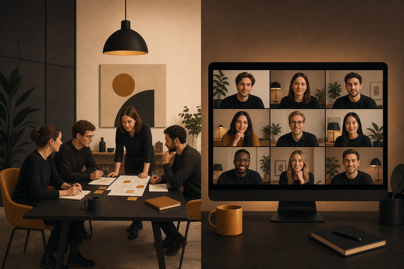 KI Workshop Format Vergleich, vor Ort oder remote, Halbtag oder Ganztag für Unternehmen